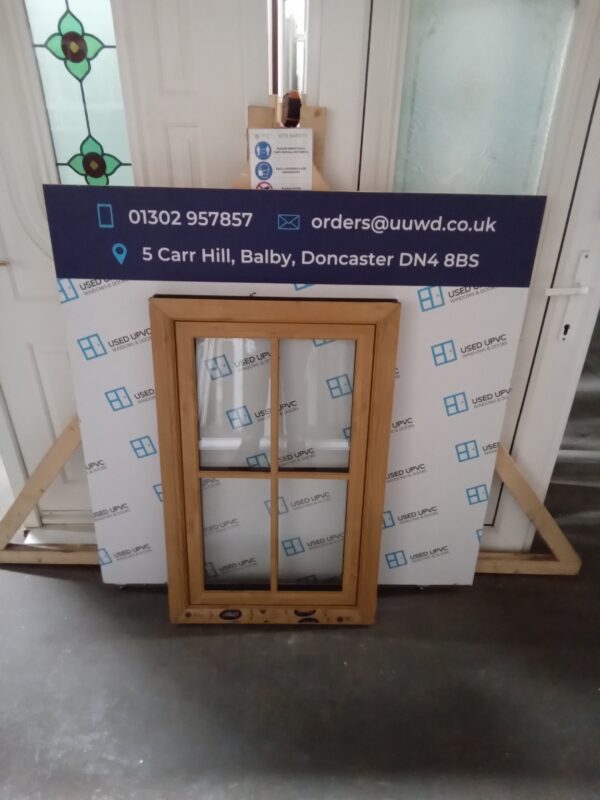 Used irish oak Upvc 640mm x 1000mm W0181 - Image 2