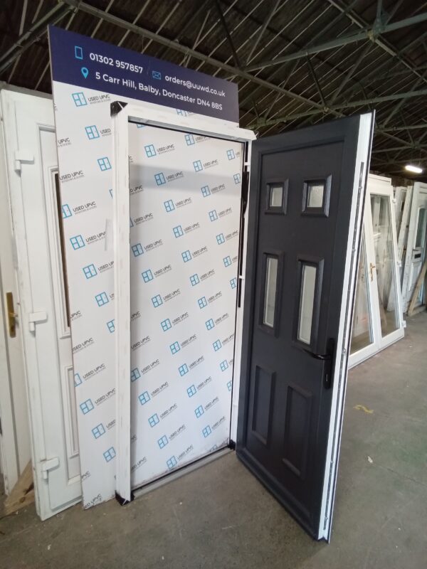 Brand New Anthracite Grey Upvc Back Door 890mm x 2055mm NS003 - Image 3