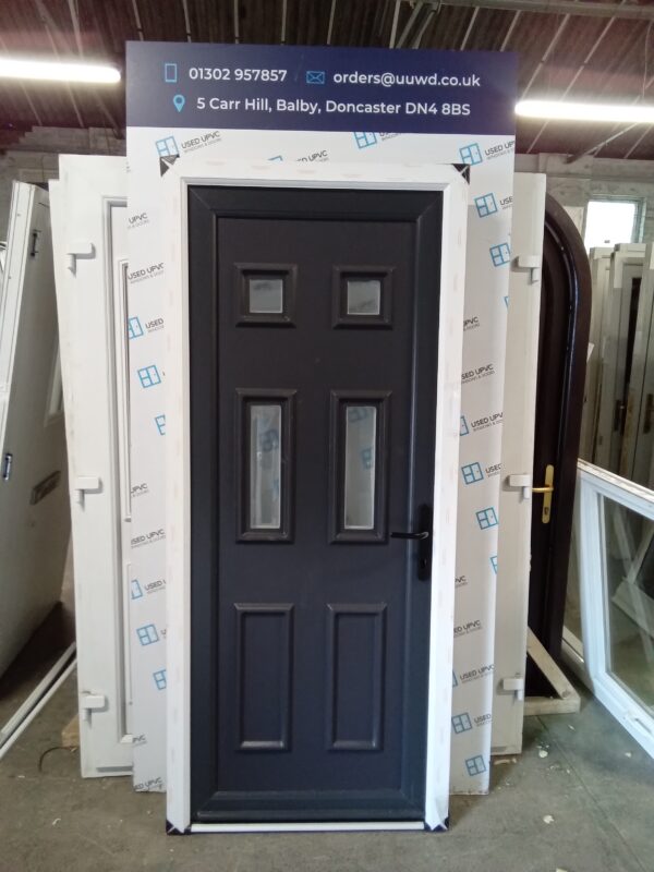Brand New Anthracite Grey Upvc Back Door 890mm x 2055mm NS003 - Image 2