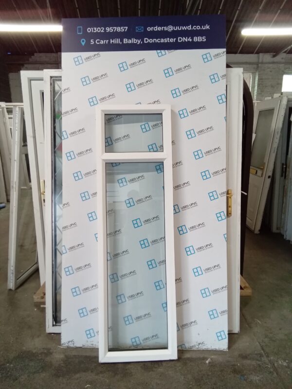 Used white Upvc window 535mm x 1785mm LW0022