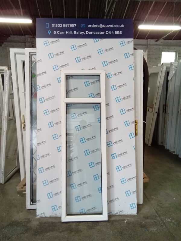 Used white Upvc window 535mm x 1785mm LW0022 - Image 3