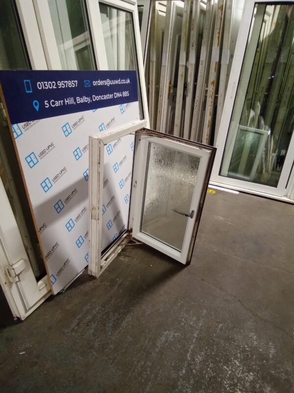Used white Upvc Window 595mm x 955mm WO158 - Image 4