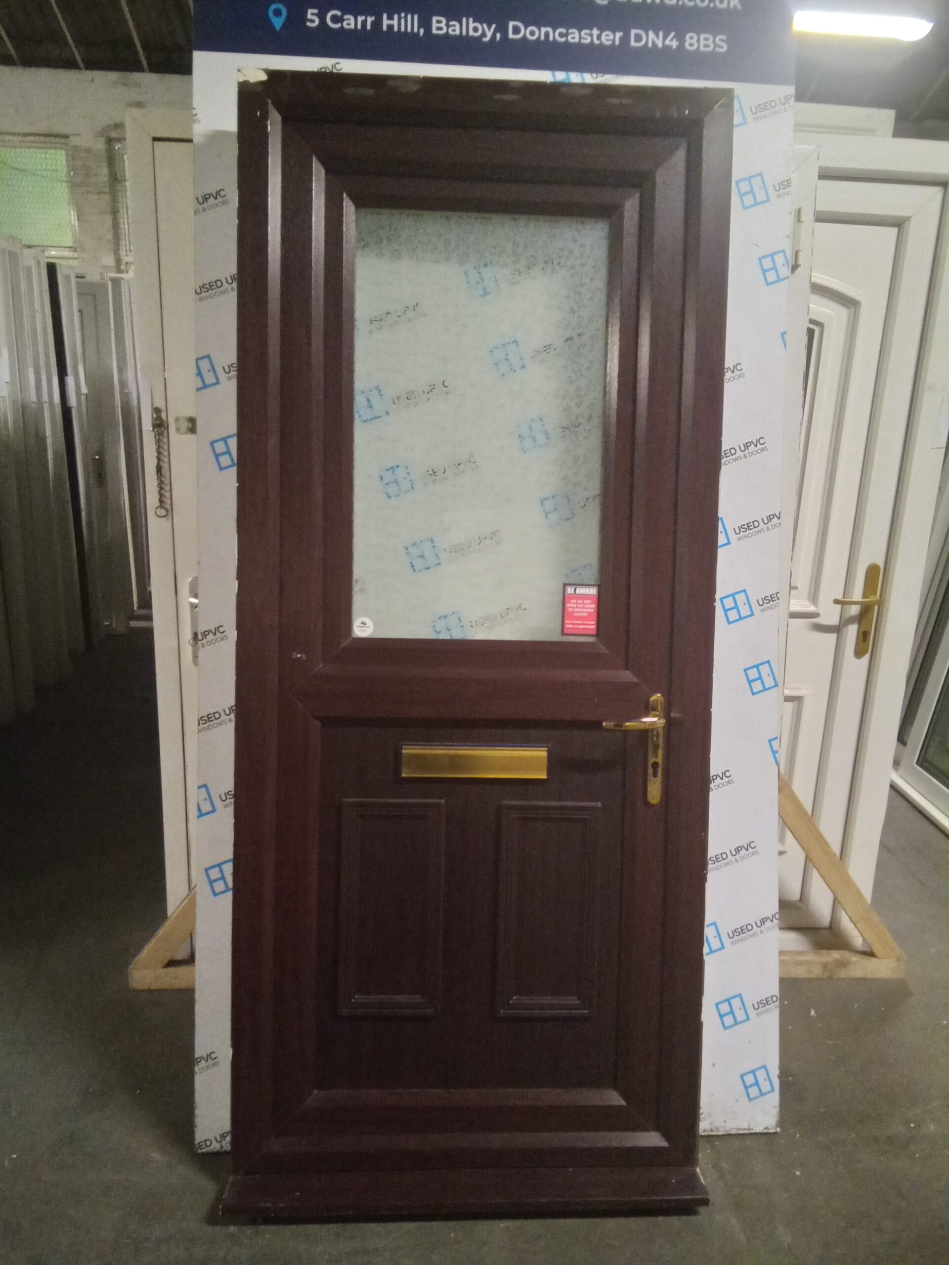 Used Rosewood Upvc Stable Front Door 915mm x 2115mm 0331 | Used UPVC ...