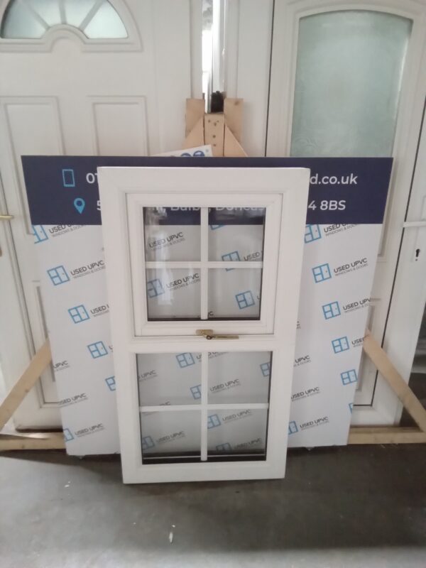 Used White Upvc window 655mm x 1220mm WO229 - Image 3