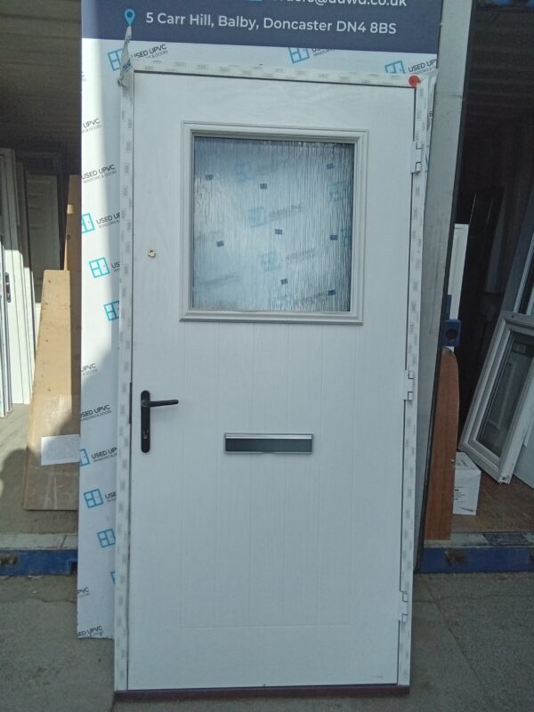 Brand new Black Composite Front Door 1000mm x 2100mm C2009 - Image 3
