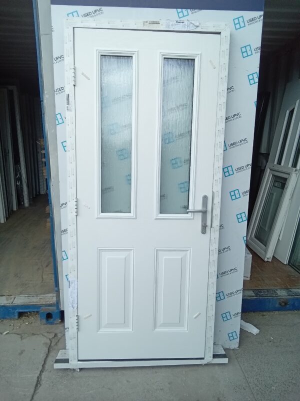 Brand new White Composite Back Door 925mm x 2095mm C2043 - Image 3