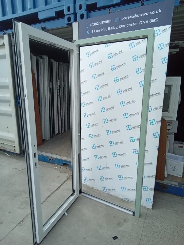 Brand new Chartwell Green Upvc Door (unglazed) 920mm x 2060mm C2054 - Image 4