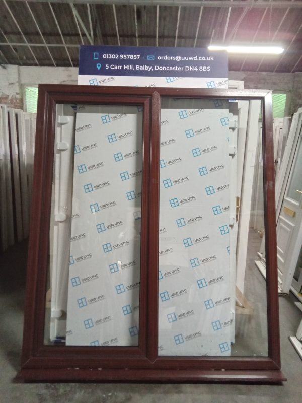 Used woodgrain Upvc Sliding Patio Doors 1800mm x 2075mm EA8A