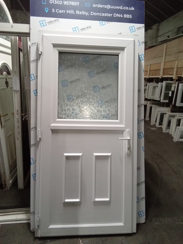 Used white back stable door 1010mm x 2025mm 0833