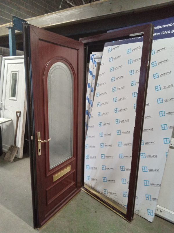Used Rosewood Upvc Front Door 885mm x 2085mm 0220 - Image 4