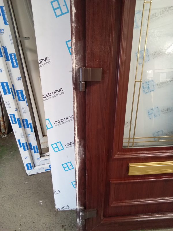 Used Rosewood Upvc Front Door 885mm x 2085mm 0220 - Image 6