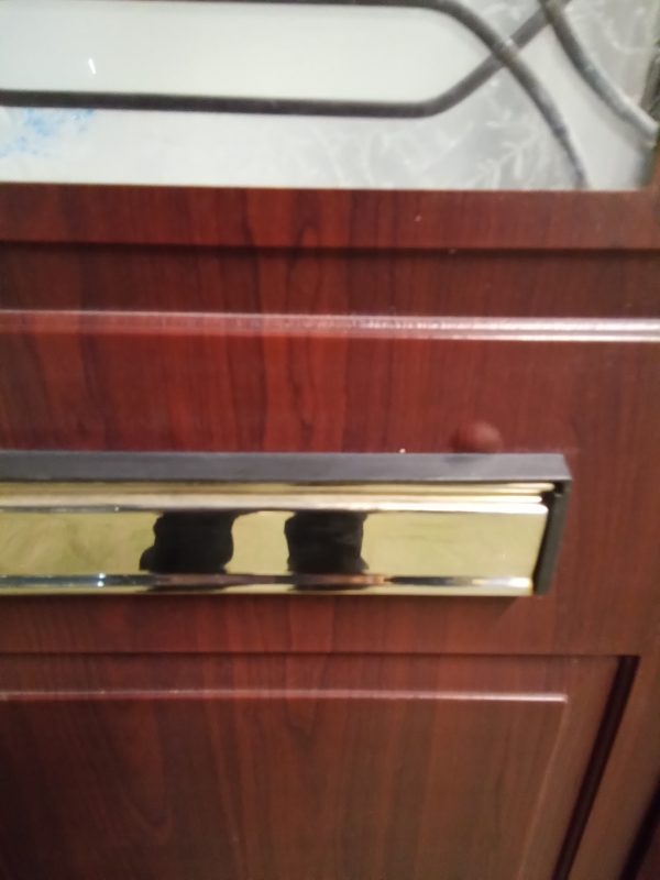 Used Rosewood Upvc Front Door 825mm x 2030mm 0447 - Image 5