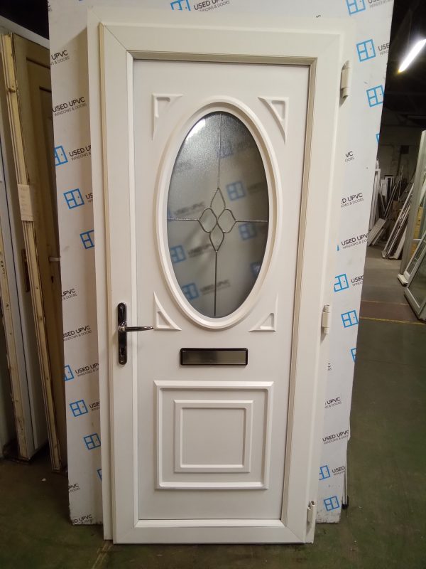 Used grey Uvpc front door 900mm x 2040mm 0122 - Image 3