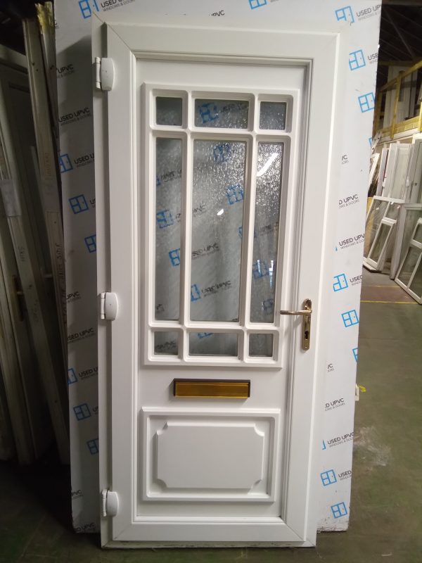 Used White Upvc Front Door 905mm x 2065mm 0880 - Image 3