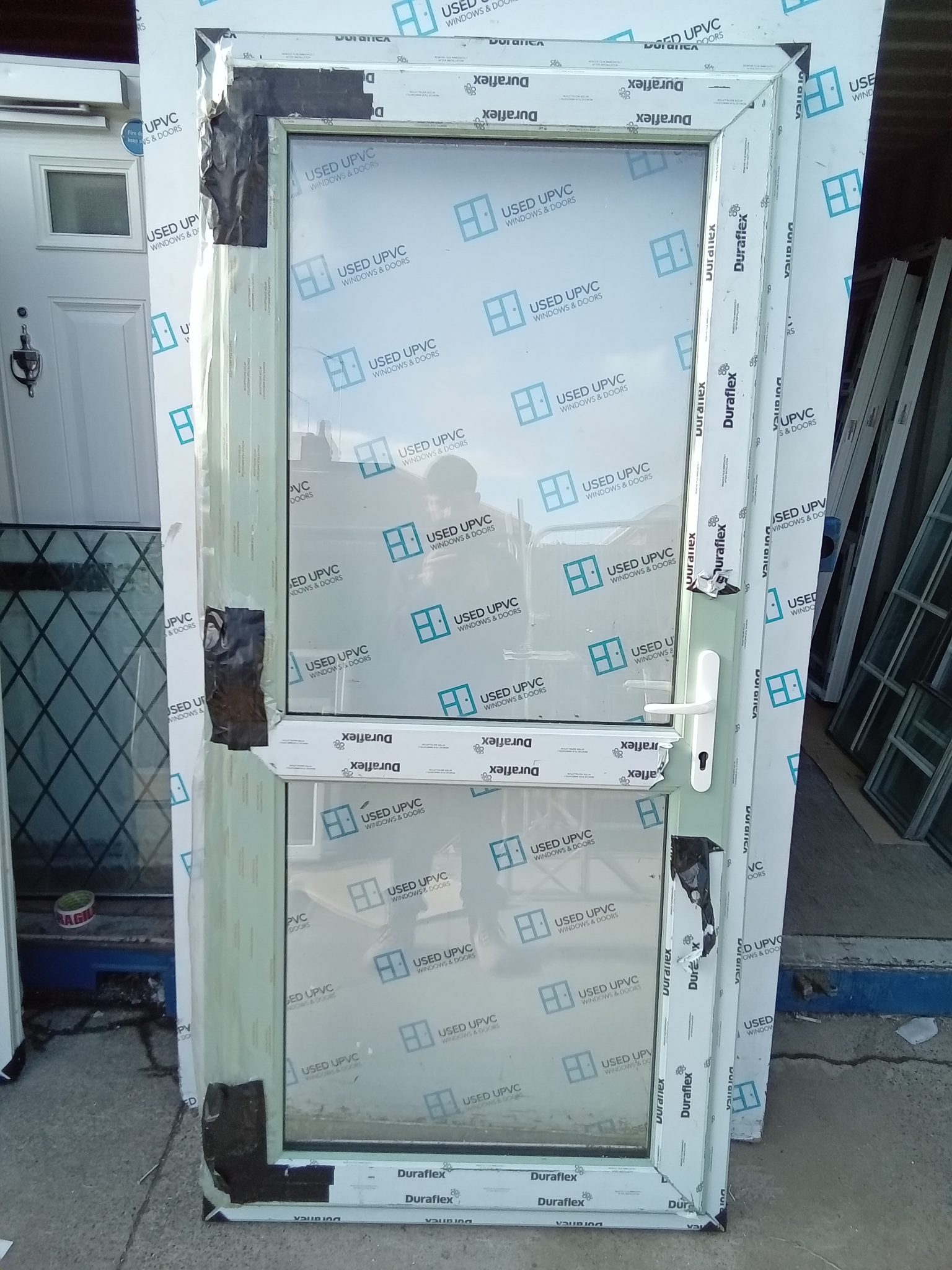 New Chartwell Green Upvc Back Door (OUTWARDS OPENING) 960mm x 2035mm