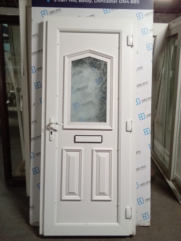 Used White Upvc Front Door 895mm x 2070mm (875mm reduced) 0872 - Image 3