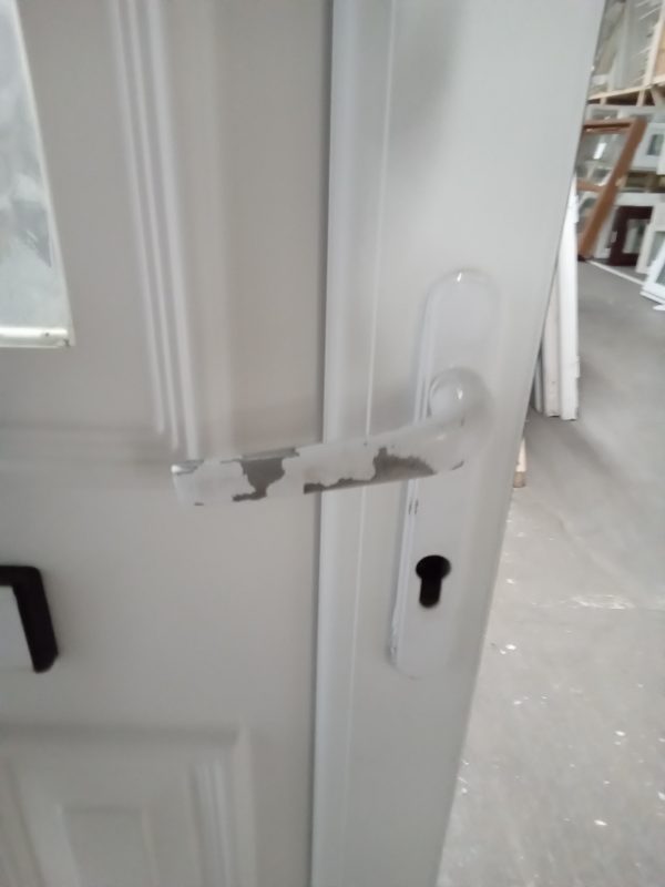Used White Upvc Front Door 895mm x 2070mm (875mm reduced) 0872 - Image 6