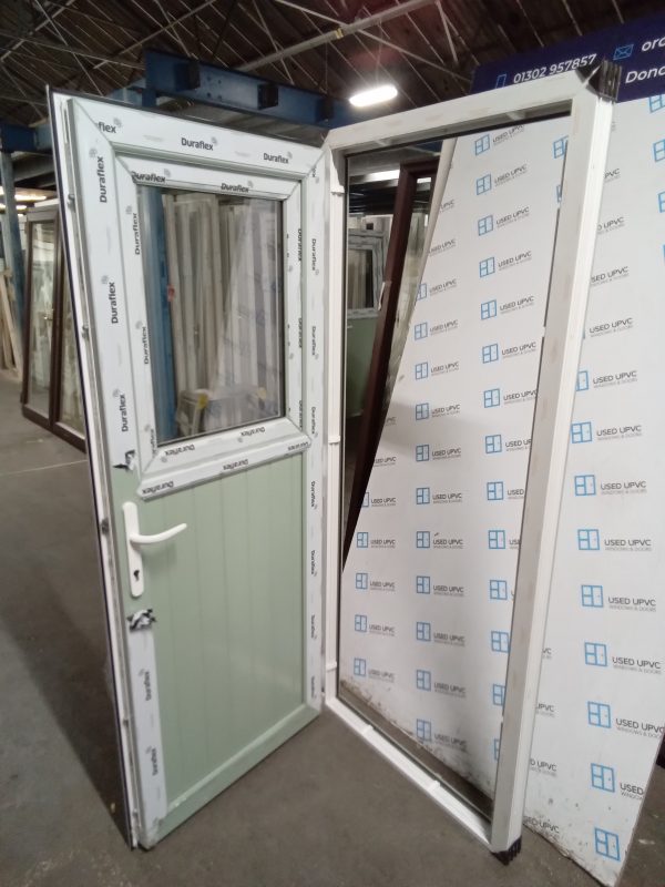 New Chartwell Green Upvc Back stable Door 840mm x 1955mm C2004 - Image 4