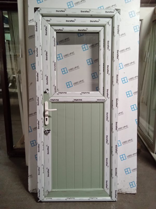 New Chartwell Green Upvc Back stable Door 840mm x 1955mm C2004