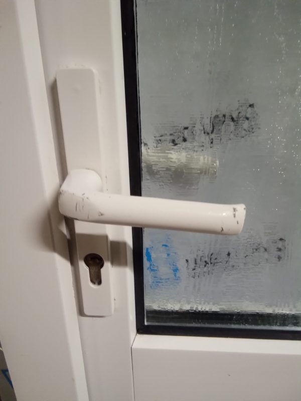 Used White Upvc Back Door 920mm x 2040mm 0405 - Image 5