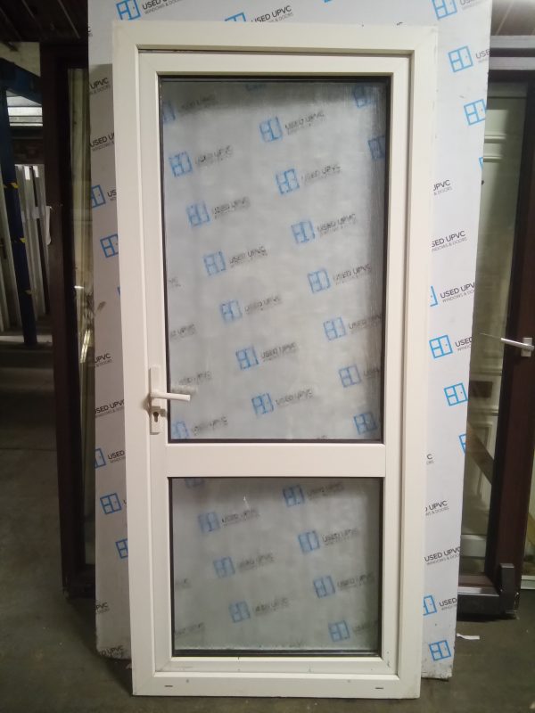 Used White Upvc Back Door 920mm x 2040mm 0405