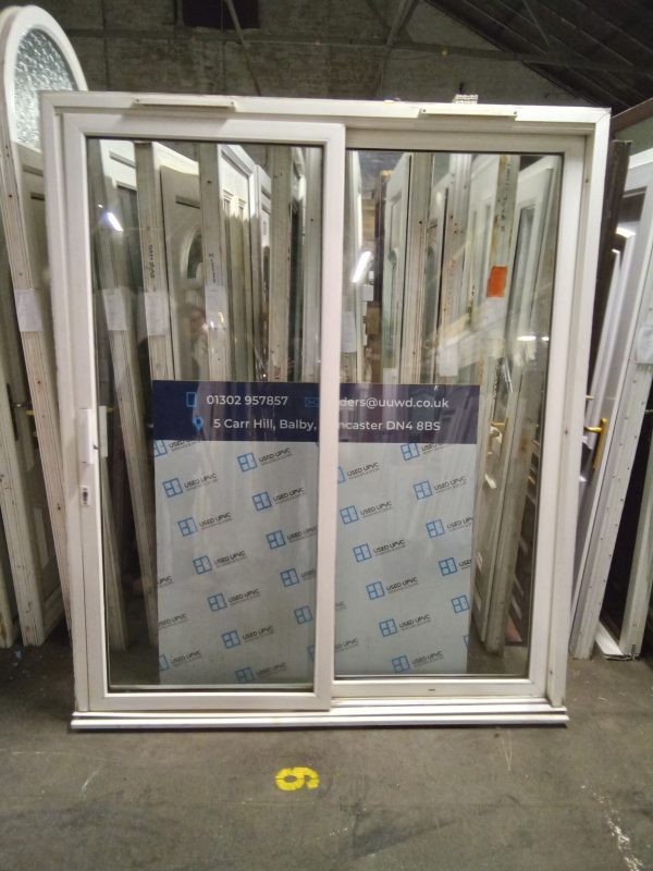 Used White Upvc Sliding Patio Doors 1800mm x 2135mm EA7