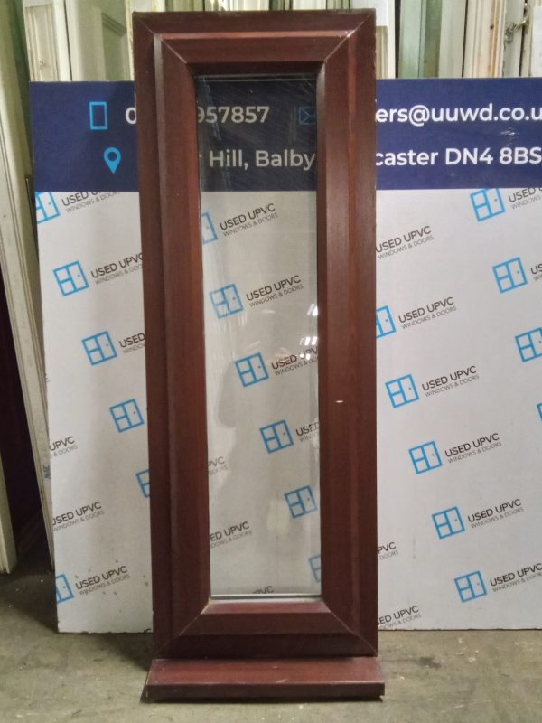 Used Rosewood pvc Window 475mm x 1335mm W0167