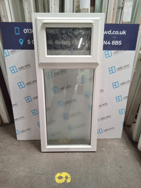 Used White Upvc Window 580mm x 1300mm W0161
