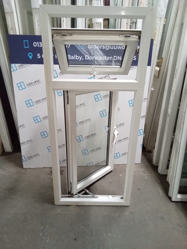 Used White Upvc Window 590 x 1340 W0116 - Image 3