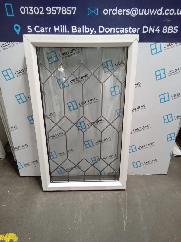 Used White Upvc Window 630 x 1050 W0003