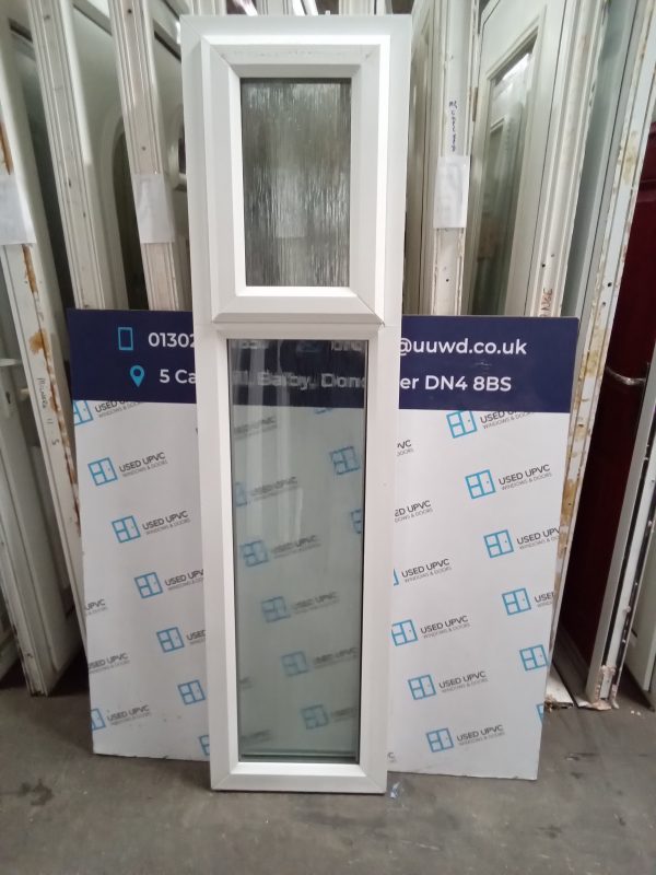 Used White Upvc Window 460 x 1805 W0012
