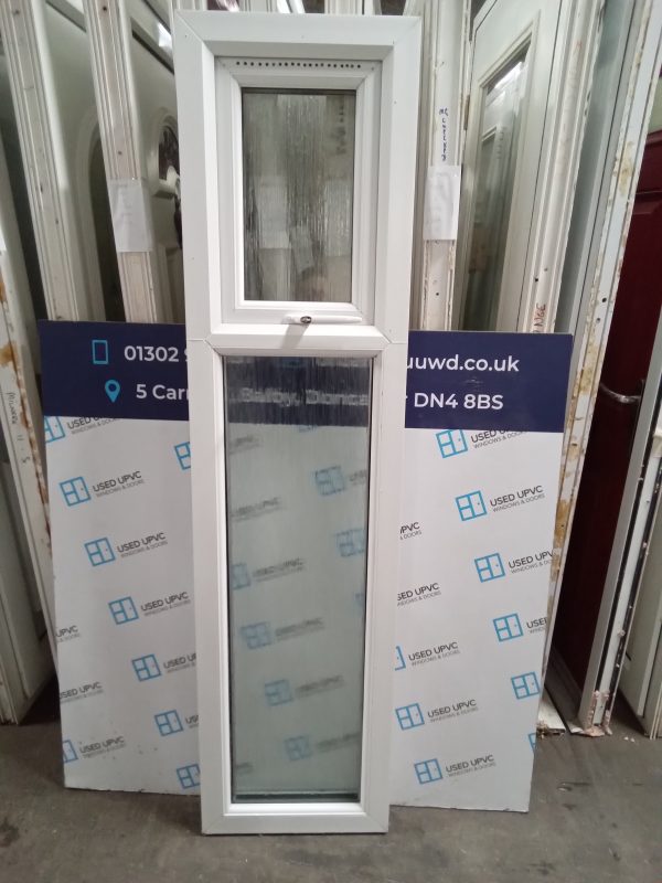 Used White Upvc Window 460 x 1805 W0012 - Image 2