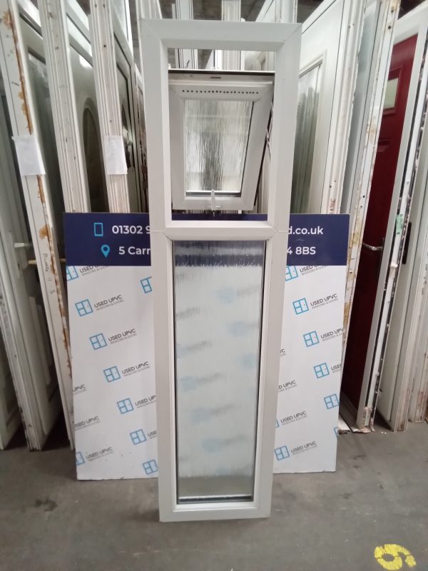 Used White Upvc Window 460 x 1805 W0012 - Image 3