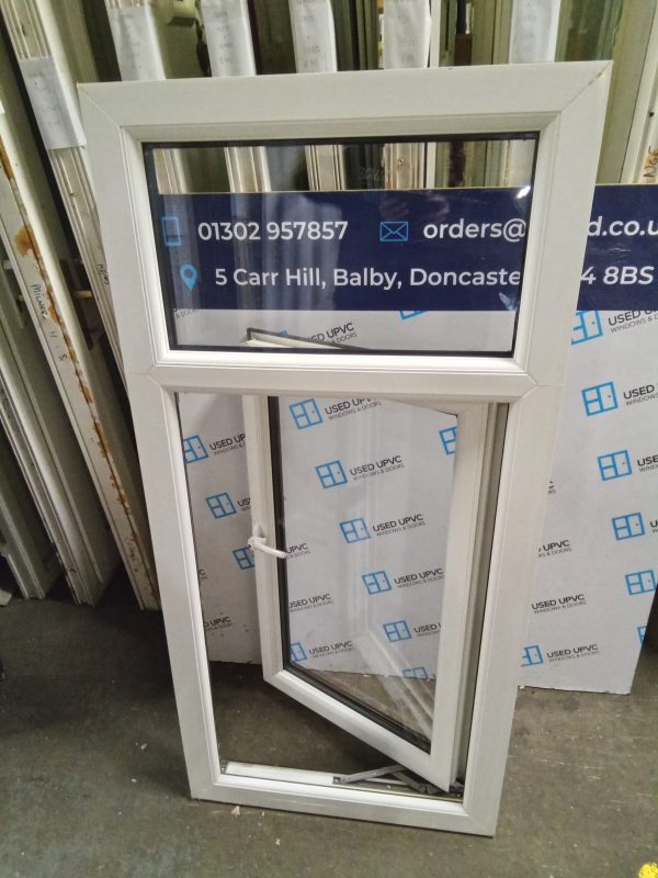 Used Rosewood Upvc Window 680 x 1420 W0193 - Image 3