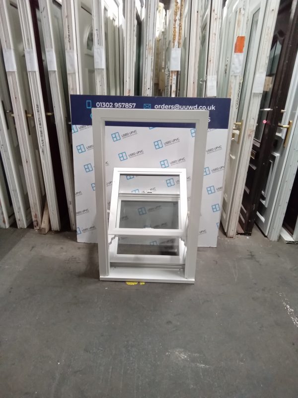 Used white tilt and slide Upvc Window 670mm x 1140mm SS0001 - Image 3