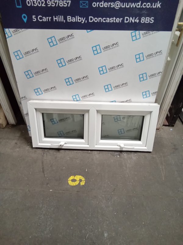 Used White Upvc Window 1155mm x 455mm W0209 - Image 2