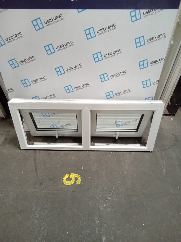 Used White Upvc Window 1155mm x 455mm W0209 - Image 3