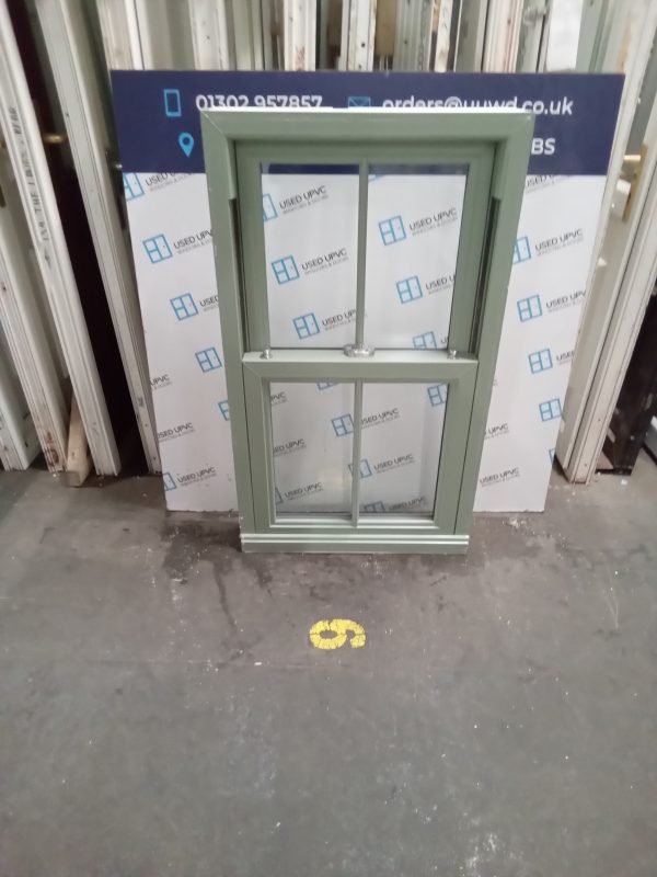 Used Chartwell Green tilt and Slide Upvc window 670mm x 1140mm SS0002