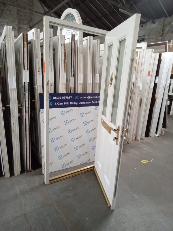 Used White Composite Front Door 910mm x 2070mm 0772 - Image 3