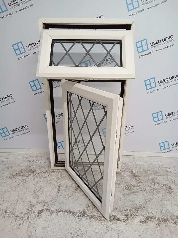 Used White Upvc Window 620 x 1180 W0019 - Image 3