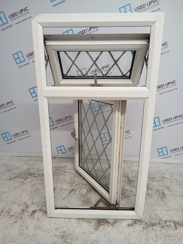 Used White Upvc Window 620 x 1180 W0019 - Image 4