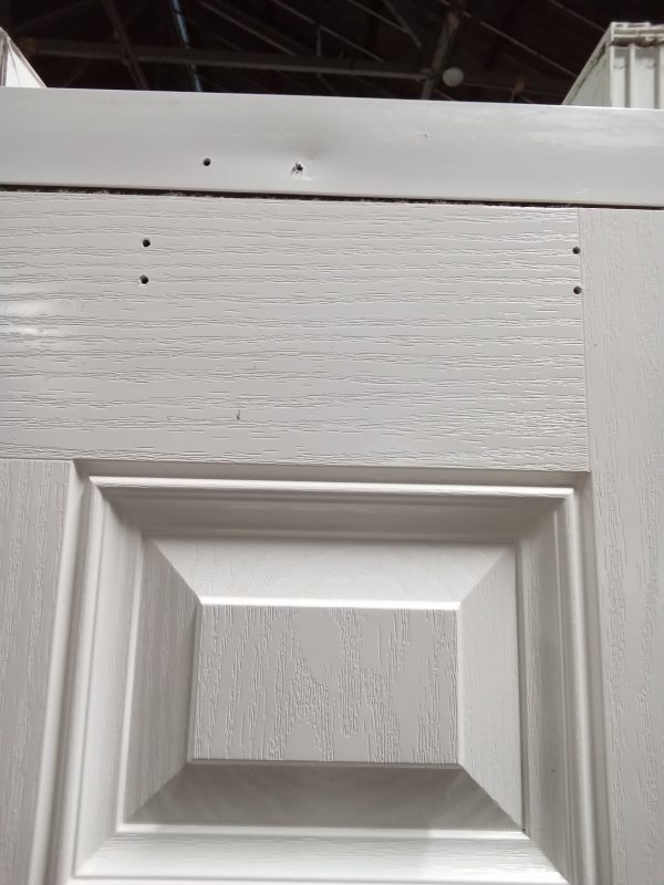Used White Composite Front Fire Door 920mm x 2020mm 0819 - Image 5