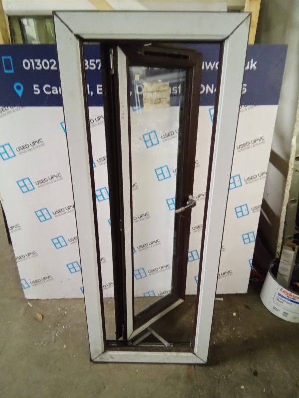 New Rosewood Upvc Window 510mm x 1300mm C7060 - Image 3