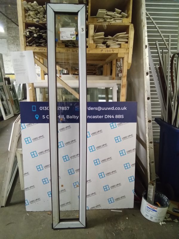 New Rosewood Upvc Window/Side Panel 350mm x 2060 NW064