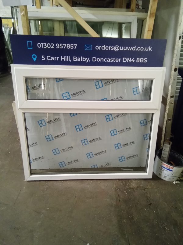 Used White Upvc Window 1220mm x 1030mm LW0141