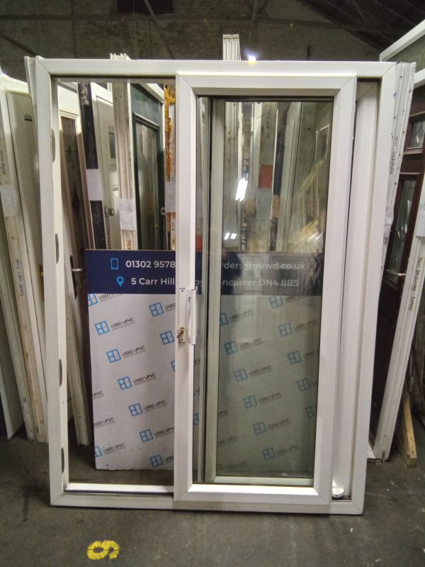 Used White Upvc sliding patio door 1530mm x 2065mm EA3A - Image 2