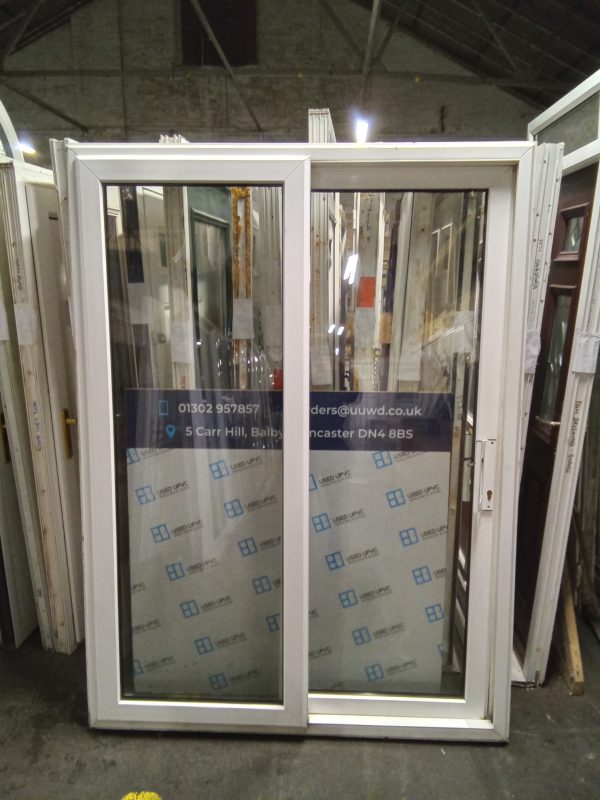 Used White Upvc sliding patio door 1530mm x 2065mm EA3A - Image 3