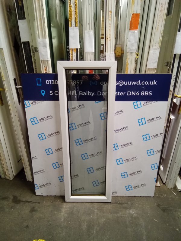 Used White Upvc Window 455mm x 1320mm W0160A - Image 2