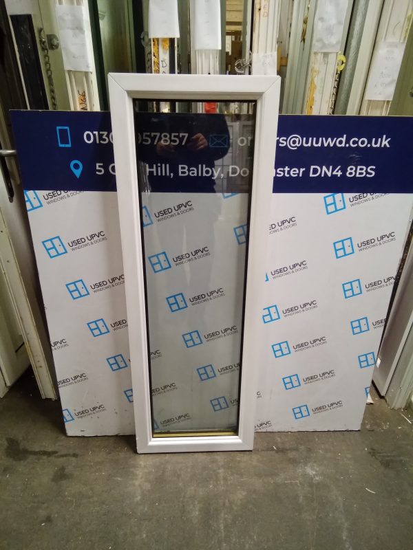 Used White Upvc Window 455mm x 1320mm W0160A