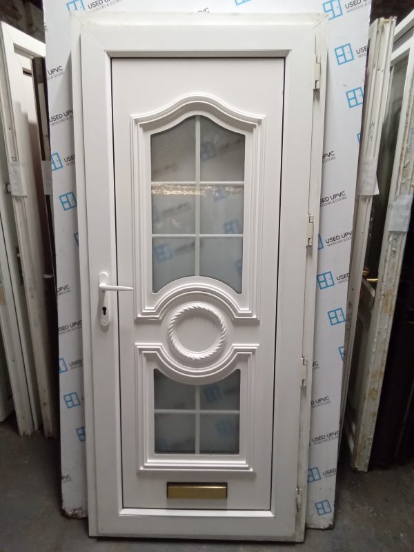 Used white Upvc Front Door 925mm x 2090mm 0314 - Image 3